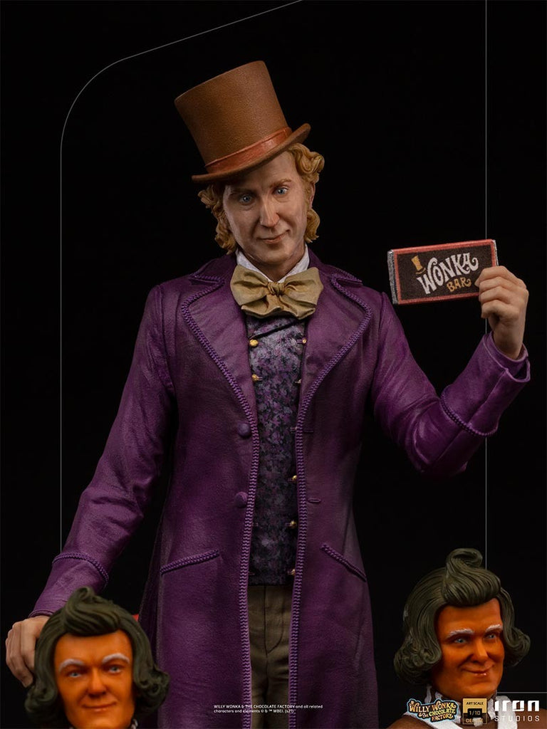 Estátua Willy Wonka - Willy Wonka and the Chocolate Factory - Art Scale 1/10 - Iron Studios