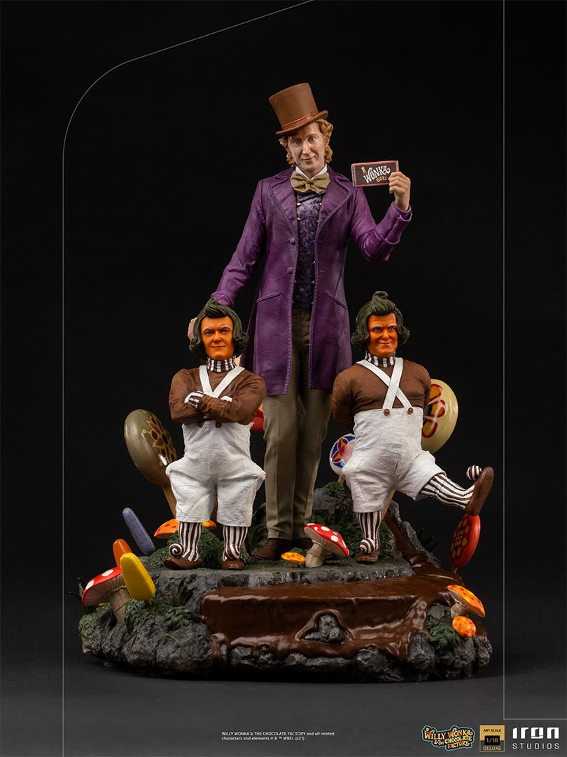 Estátua Willy Wonka - Willy Wonka and the Chocolate Factory - Art Scale 1/10 - Iron Studios