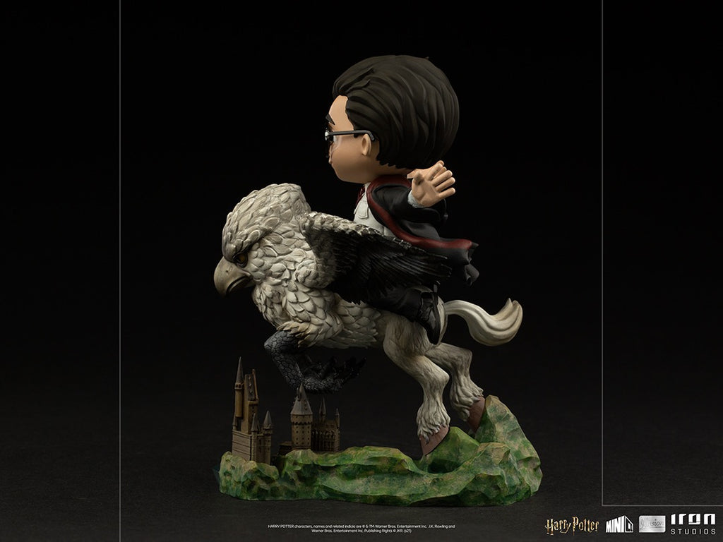Estátua Harry Potter and Buckbeak - Harry Potter - MiniCo Illusion - Iron Studios