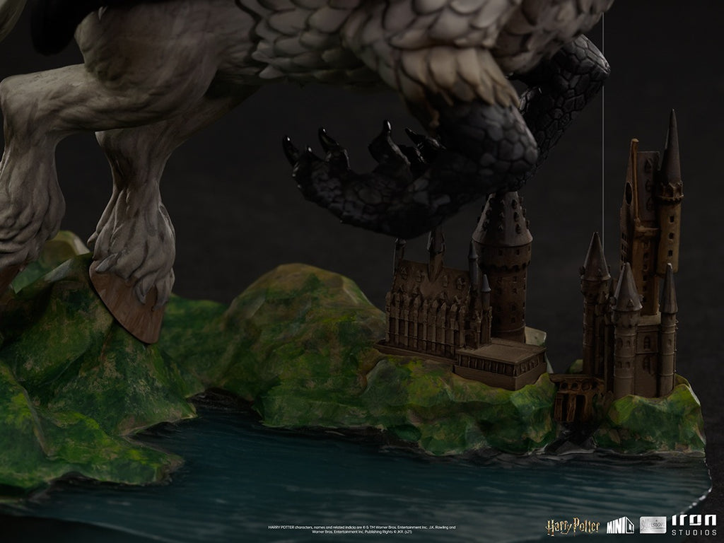 Estátua Harry Potter and Buckbeak - Harry Potter - MiniCo Illusion - Iron Studios