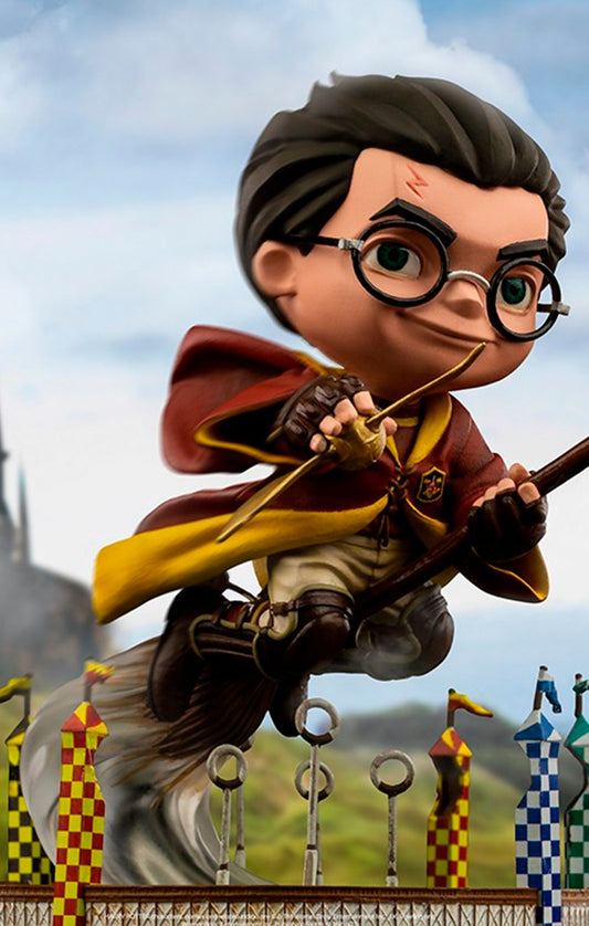 Estátua Harry Potter Quadribol - Harry Potter - MiniCo Illusion - Iron Studios