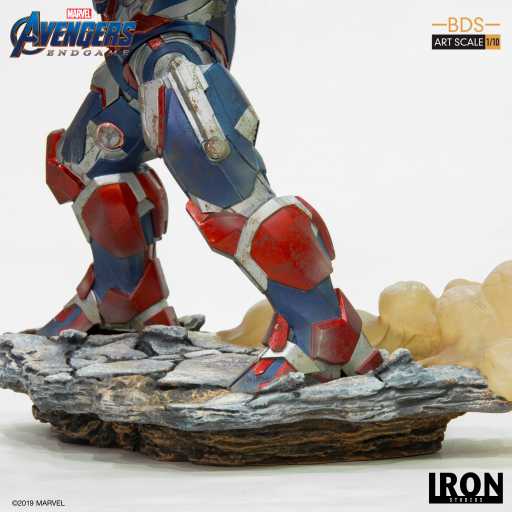 Estátua Iron Patriot & Rocket - Avengers: Endgame - Bds Art Scale 1/10 - Iron Studios