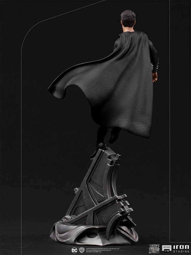 Estátua Superman Black Suit - Justice League - Art Scale 1/10 - Iron Studios