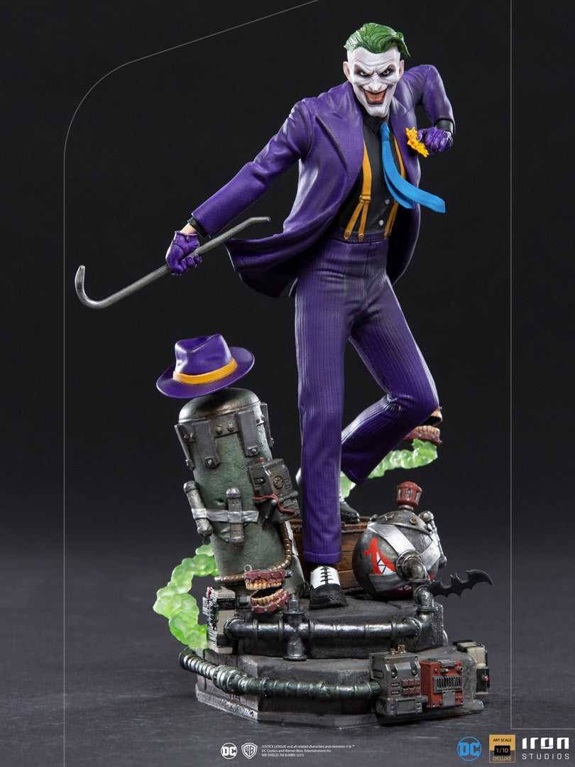 アメコミ Iron Studios Joker Deluxe Art Scale 1/10 Estátua O Coringa Deluxe Ver - DC Comics - Art Scale 1/10 - Iron