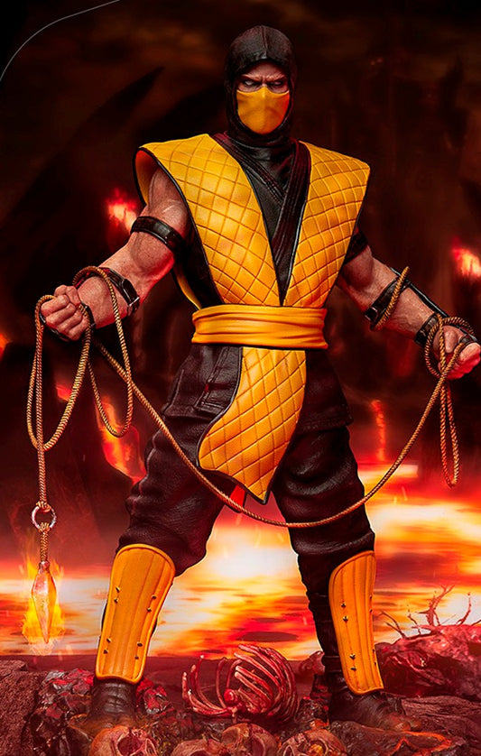 Estátua Scorpion - Mortal Kombat -  Art Scale 1/10 - Iron Studios