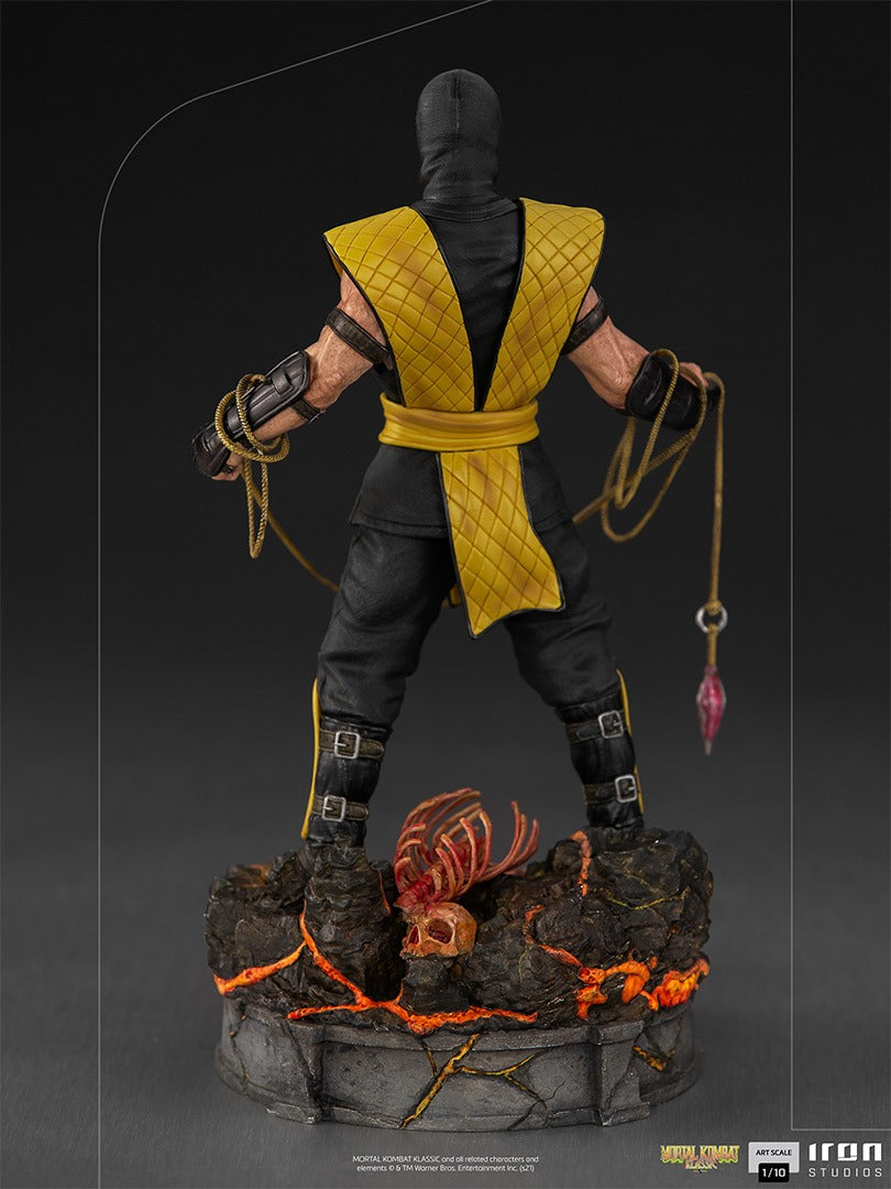 Estátua Scorpion - Mortal Kombat -  Art Scale 1/10 - Iron Studios