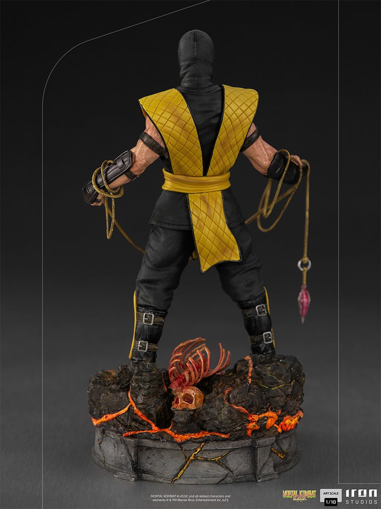 Estátua Scorpion - Mortal Kombat -  Art Scale 1/10 - Iron Studios