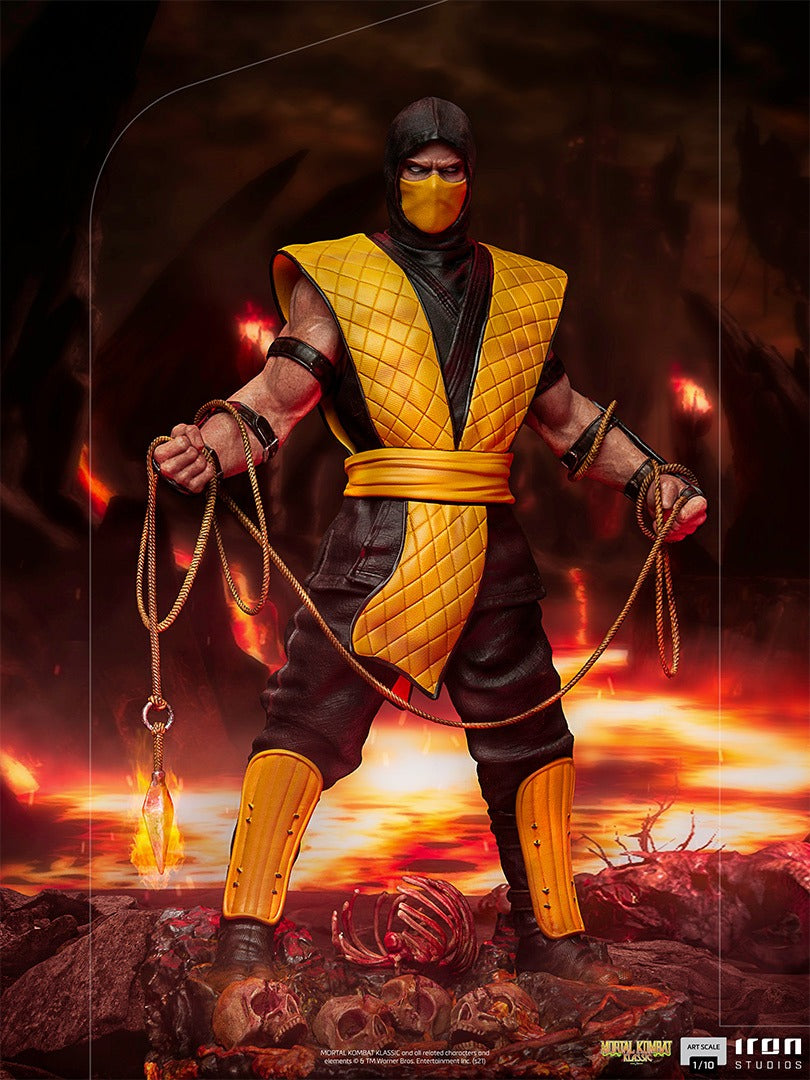 Estátua Scorpion - Mortal Kombat -  Art Scale 1/10 - Iron Studios
