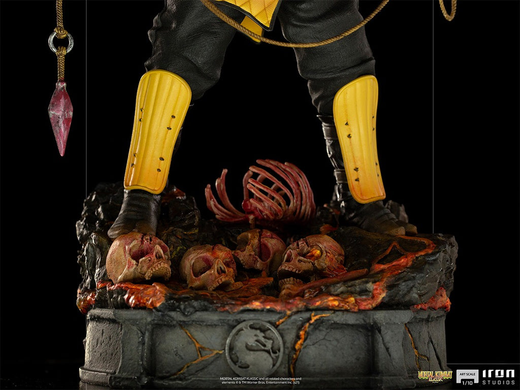 Estátua Scorpion - Mortal Kombat -  Art Scale 1/10 - Iron Studios