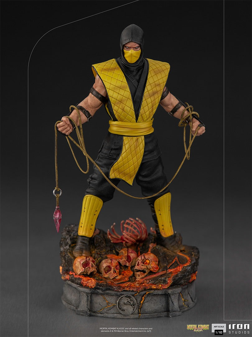 Estátua Scorpion - Mortal Kombat -  Art Scale 1/10 - Iron Studios