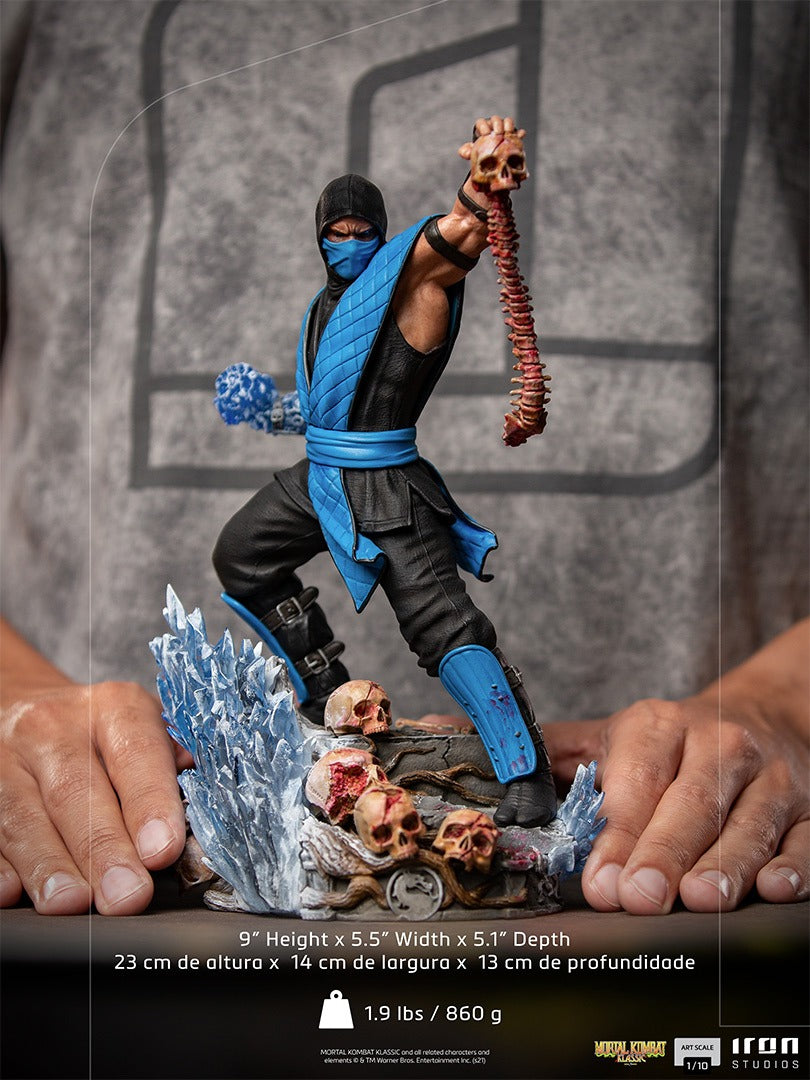 Estátua Sub-Zero - Mortal Kombat -  Art Scale 1/10 - Iron Studios