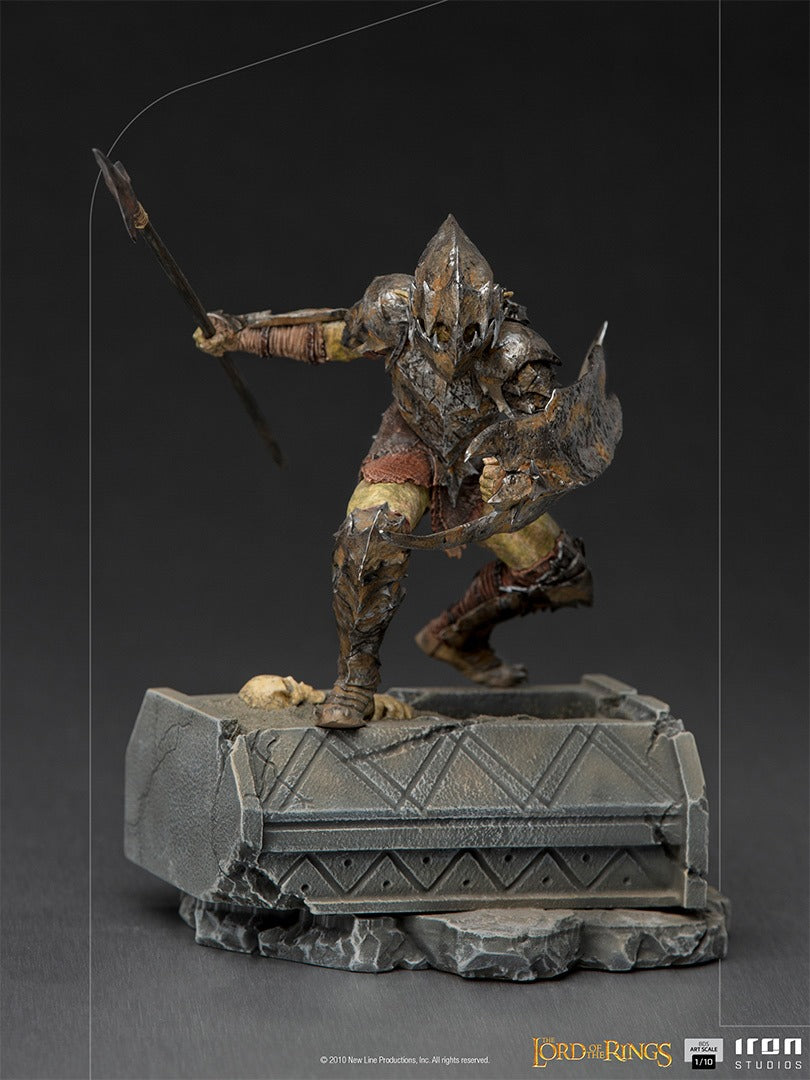 Estátua Armored Orc - Lord of the Rings - Art Scale 1/10 - Iron Studios