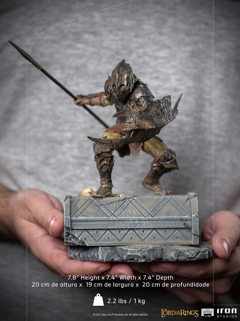 Estátua Armored Orc - Lord of the Rings - Art Scale 1/10 - Iron Studios