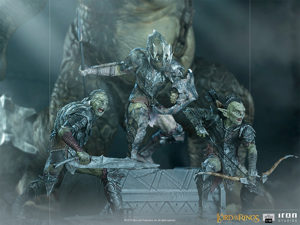 Estátua Swordsman Orc - Lord of the Rings - Art Scale 1/10 - Iron Studios