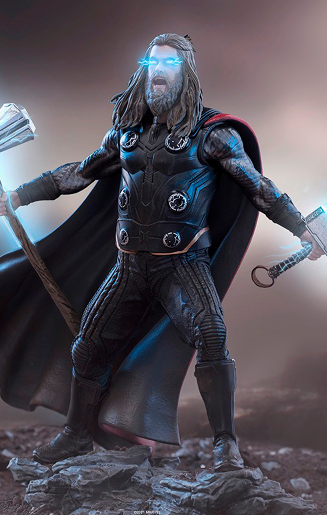 Estátua Thor Ultimate - The Infinity Saga - Art Scale 1/10 - Iron Studios