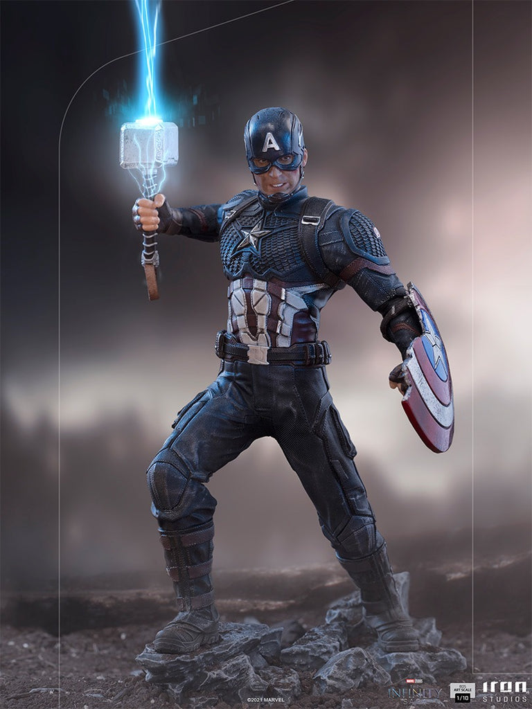 Estátua Captain America Ultimate - The Infinity Saga - Art Scale 1/10 - Iron Studios