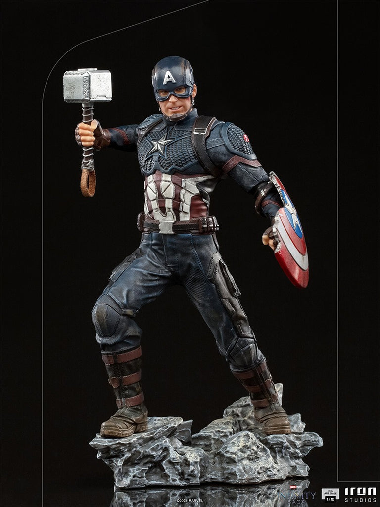 Estátua Captain America Ultimate - The Infinity Saga - Art Scale 1/10 - Iron Studios