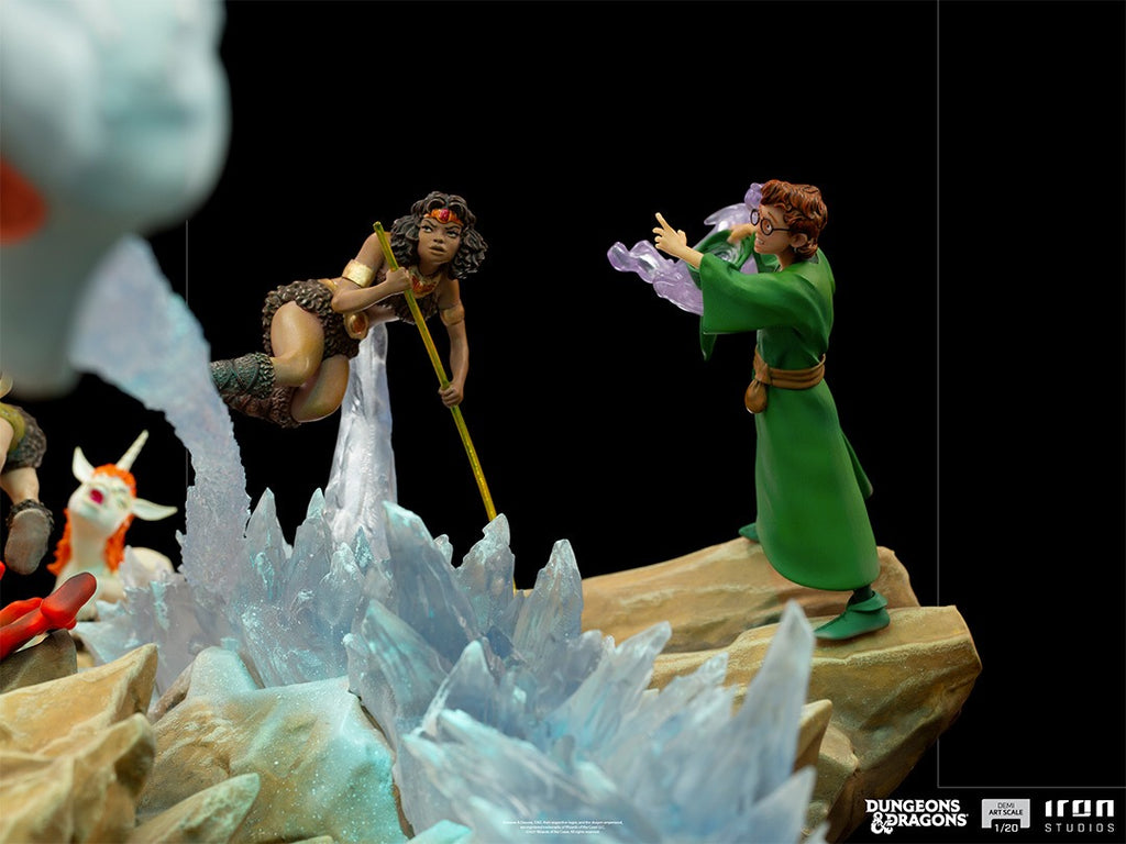 Estátua Tiamat Battle - Caverna do Dragão - Demi 1/20 - Iron Studios