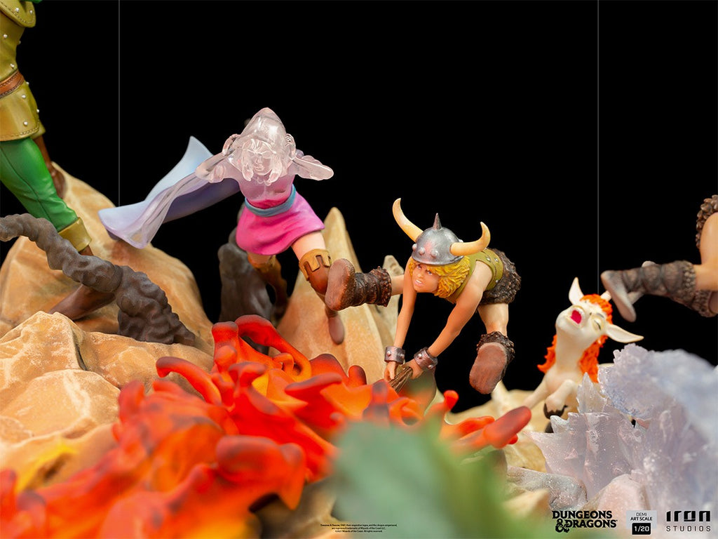 Estátua Tiamat Battle - Caverna do Dragão - Demi 1/20 - Iron Studios