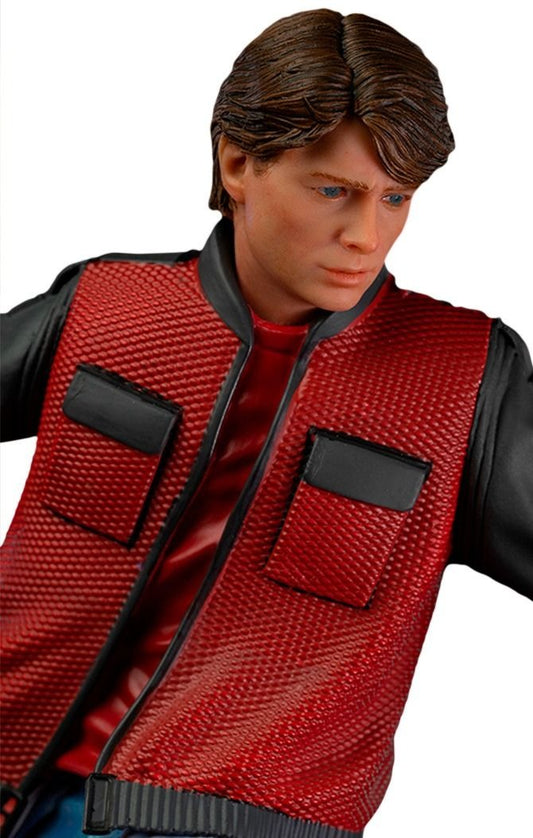 Estátua Marty McFly on Hoverboard - Back to the Future - Art Scale 1/10 - Iron Studios