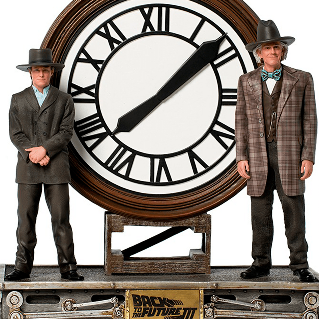 Estátua Marty and Doc at the Clock - Back to the Future - Art Scale 1/10 - Iron Studios