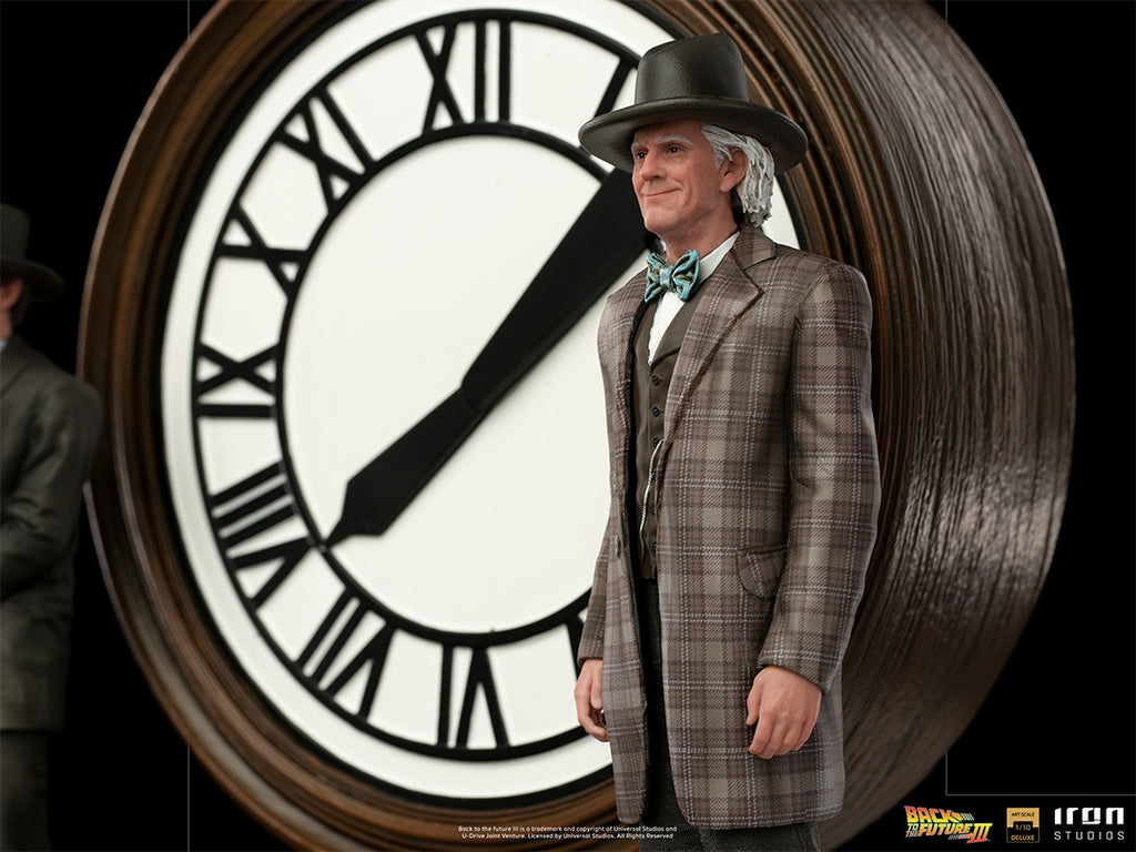 Estátua Marty and Doc at the Clock - Back to the Future - Art Scale 1/10 - Iron Studios