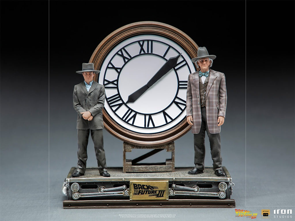 Estátua Marty and Doc at the Clock - Back to the Future - Art Scale 1/10 - Iron Studios