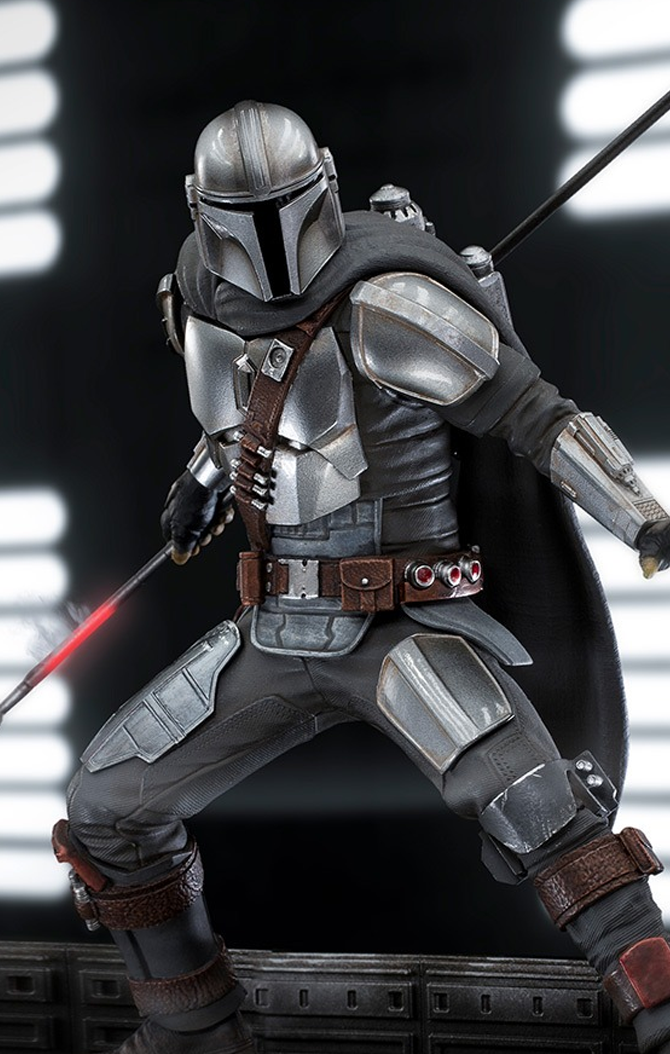 Estátua The Mandalorian - The Mandalorian - Art Scale 1/10 - Iron Studios