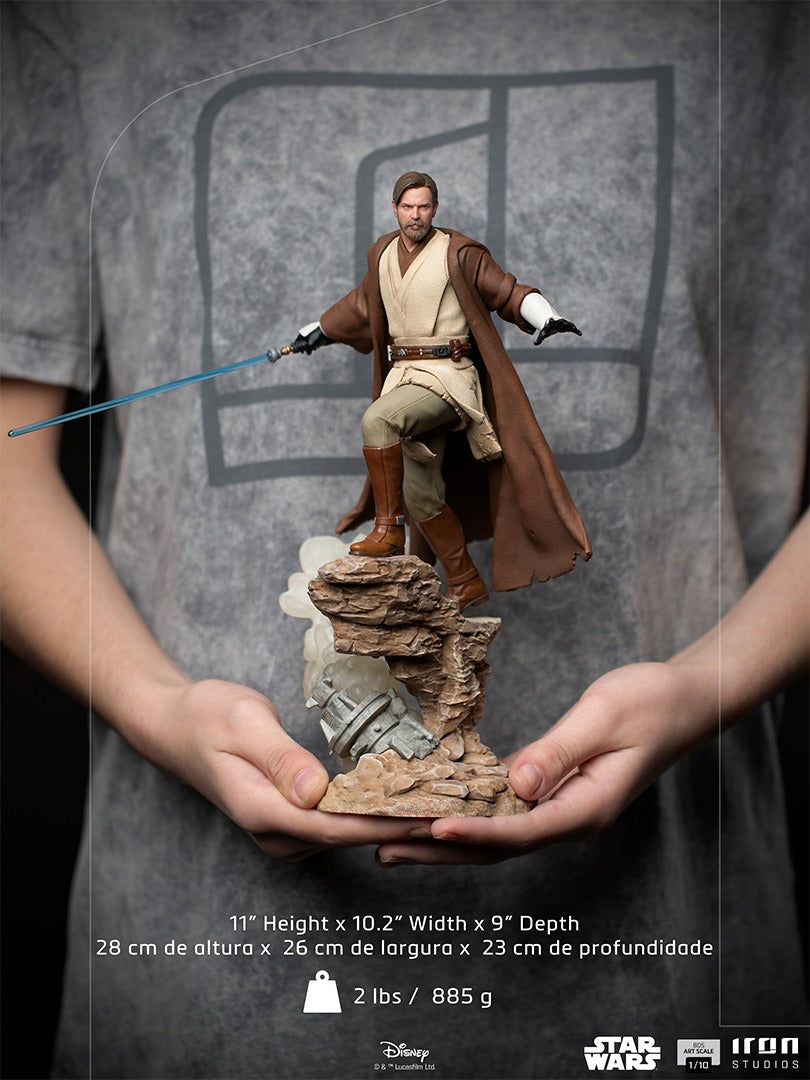 Estátua Obi-Wan Kenobi - Star Wars - BDS Art Scale 1/10 - Iron