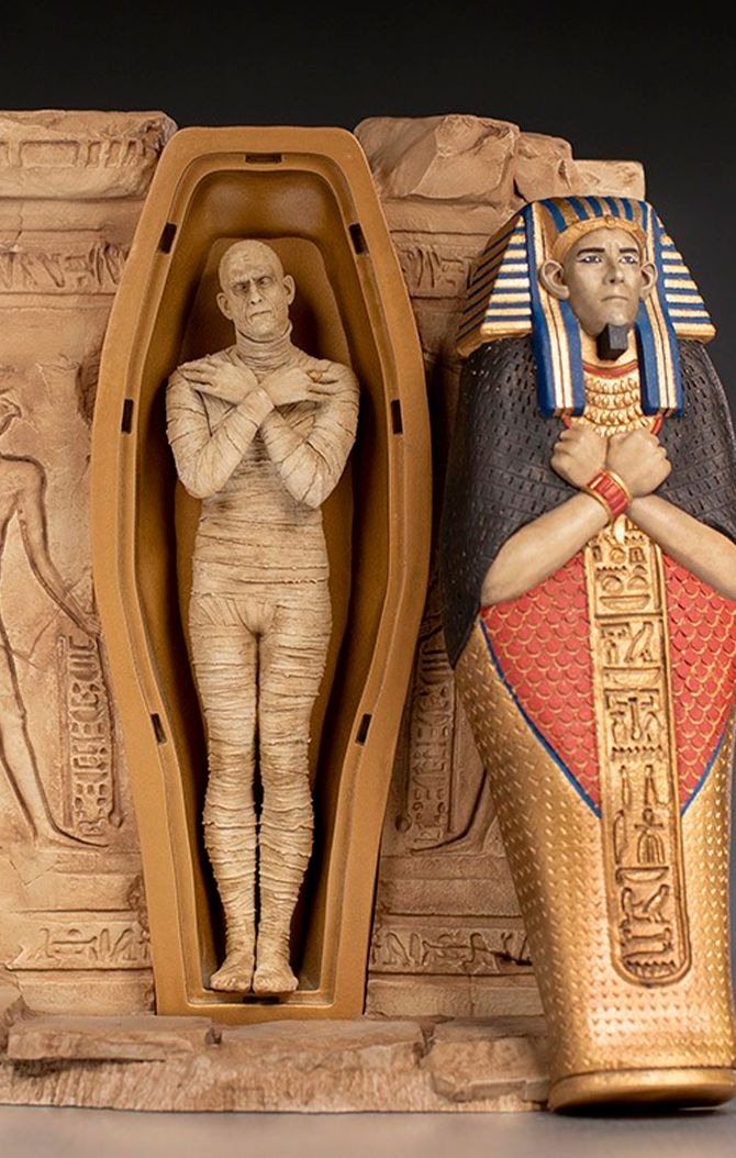 Estátua A Múmia Deluxe - Universal Monsters - Art Scale 1/10 - Iron Studios