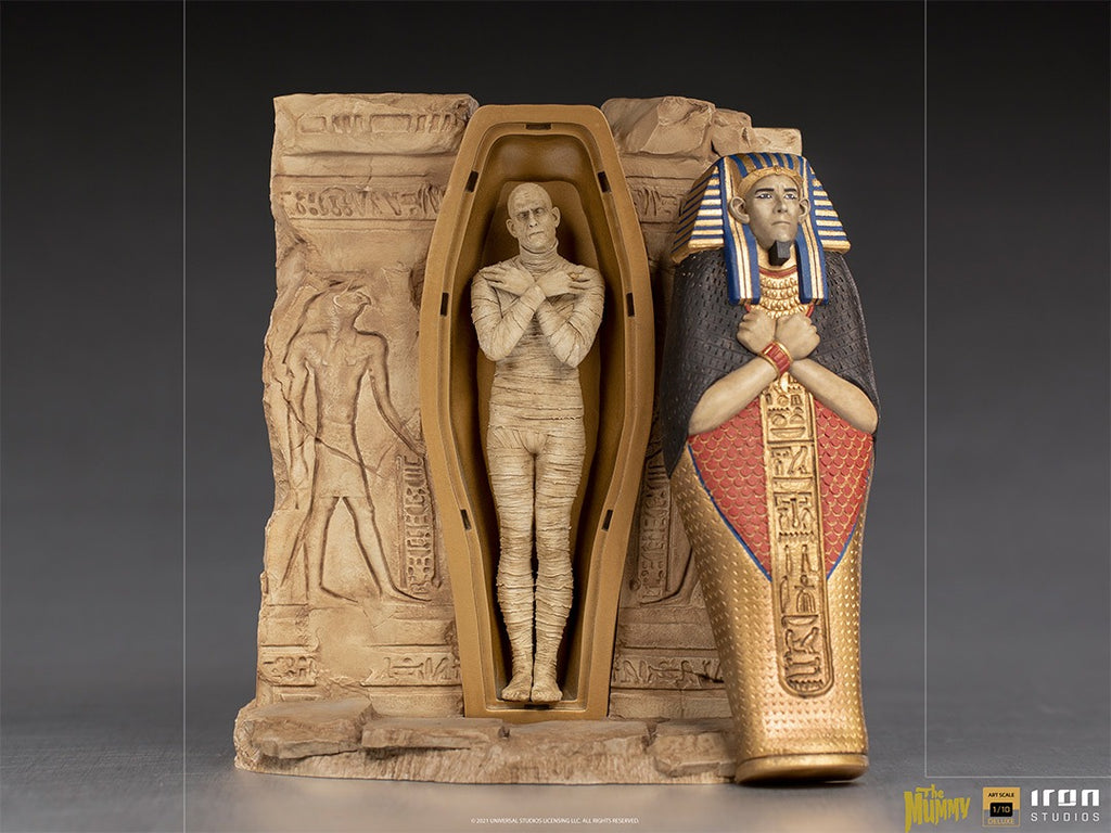 Estátua A Múmia Deluxe - Universal Monsters - Art Scale 1/10 - Iron Studios