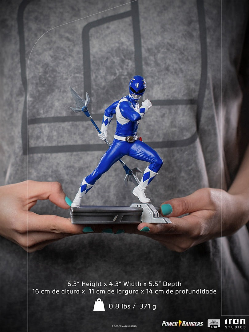 Estátua Blue Ranger - Mighty Morphin Power Rangers - BDS Art Scale 1/10 - Iron Studios
