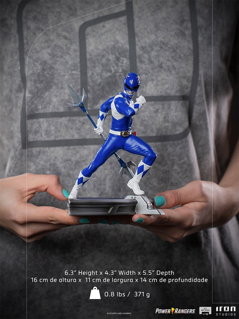 Estátua Blue Ranger - Mighty Morphin Power Rangers - BDS Art Scale 1/10 - Iron Studios