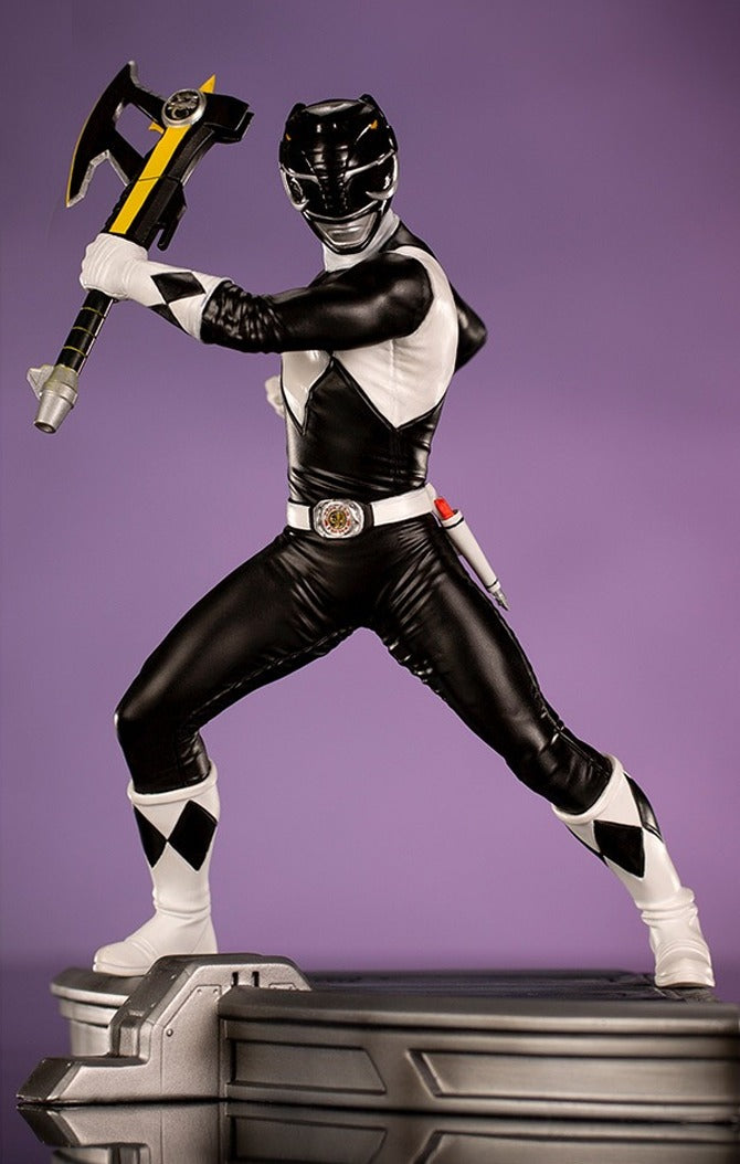 Estátua Black Ranger - Mighty Morphin Power Rangers - BDS Art Scale 1/10 - Iron Studios