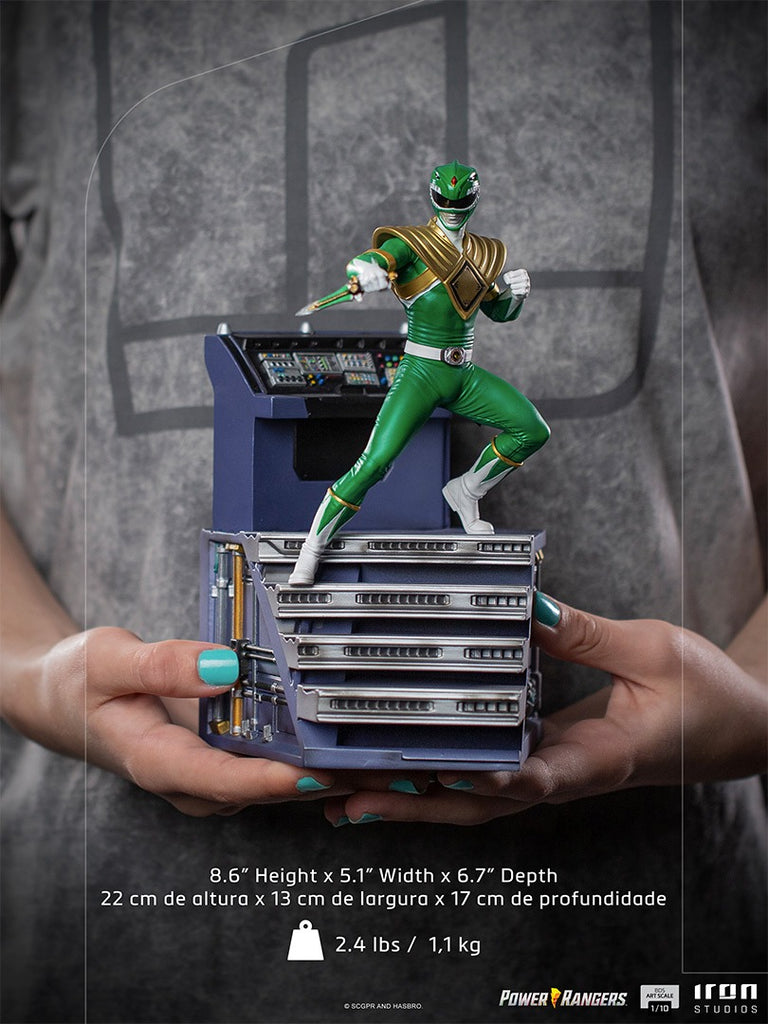 Estátua Green Ranger - Mighty Morphin Power Rangers - BDS Art Scale 1/10 - Iron Studios