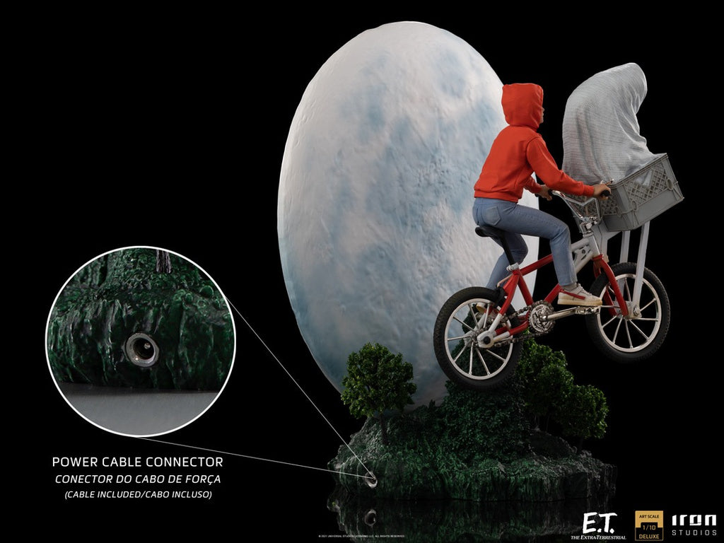 Estátua E.T. & Elliot Deluxe - E.T. - Art Scale 1/10 - Iron Studios