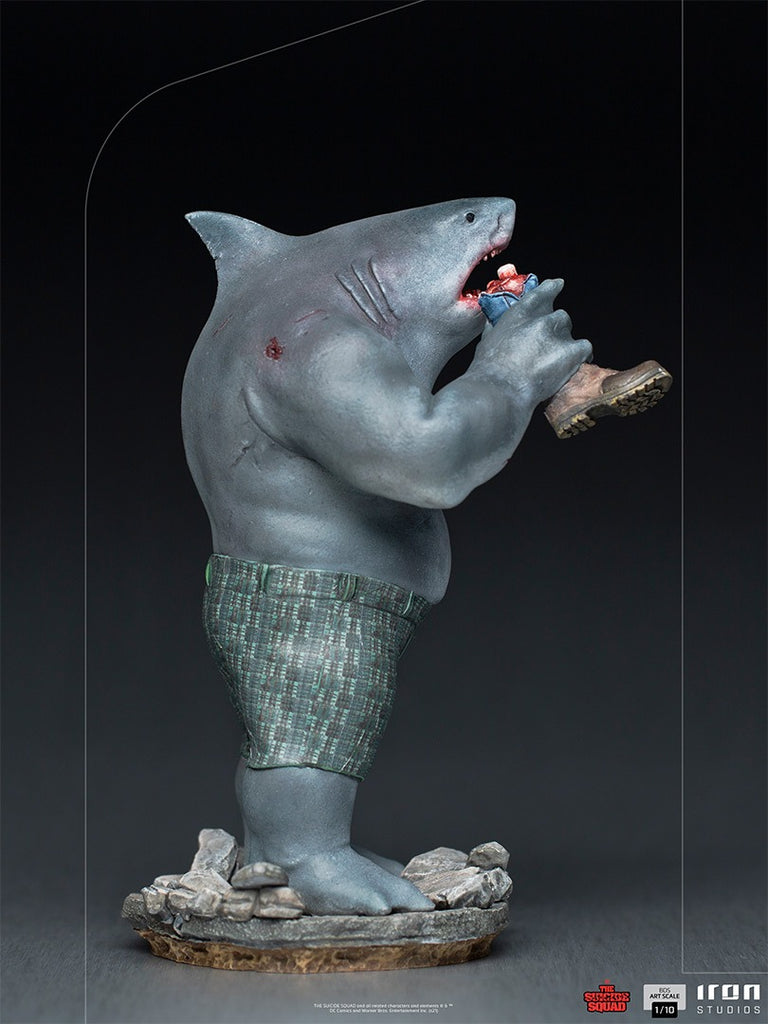 Estátua King Shark - The Suicide Squad - Bds Art Scale 1/10 - Iron Studios