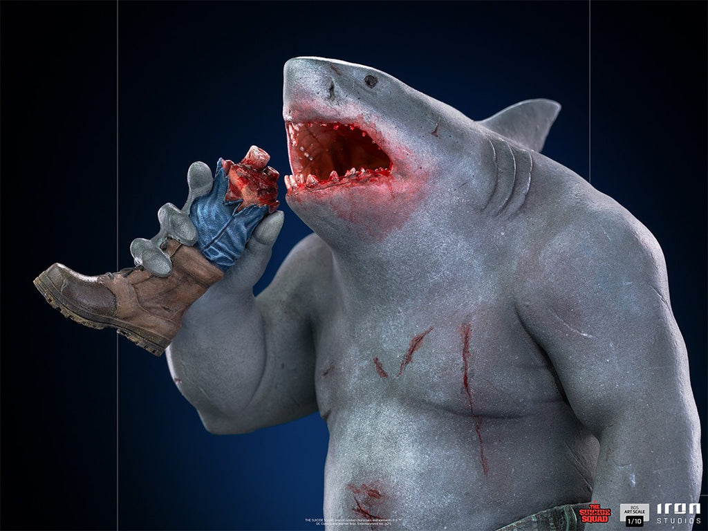Estátua King Shark - The Suicide Squad - Bds Art Scale 1/10 - Iron Studios