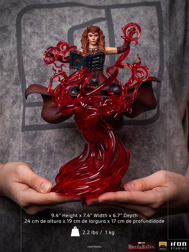 Estátua Feiticeira Escarlate Deluxe - WandaVision - Art Scale 1/10 - Iron Studios
