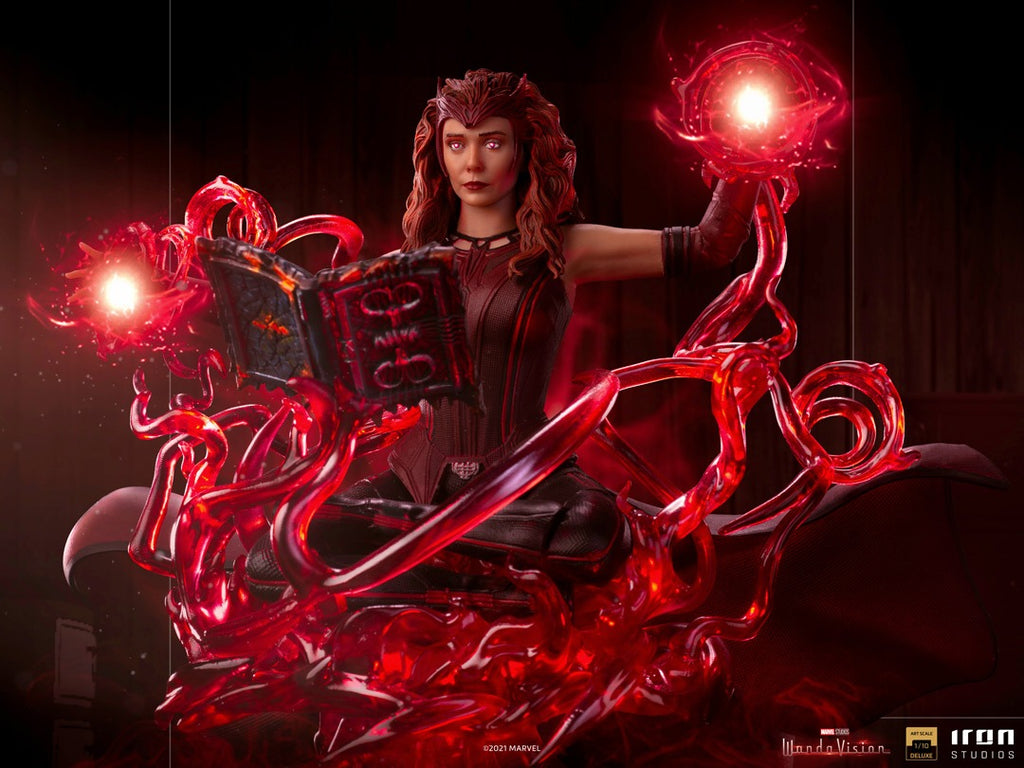 Estátua Feiticeira Escarlate Deluxe - WandaVision - Art Scale 1/10 - Iron Studios