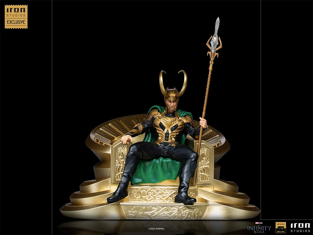 Estátua Loki Event Exclusive - The Infinity Saga  - Art Scale 1/10 - Iron Studios