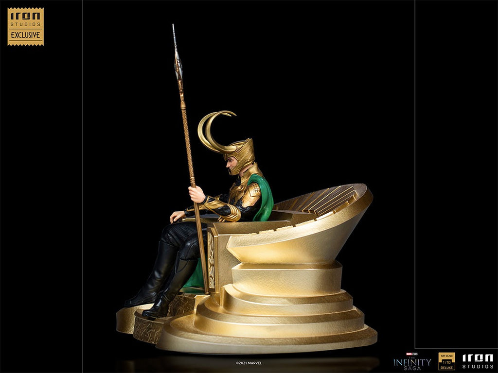 Estátua Loki Event Exclusive - The Infinity Saga  - Art Scale 1/10 - Iron Studios