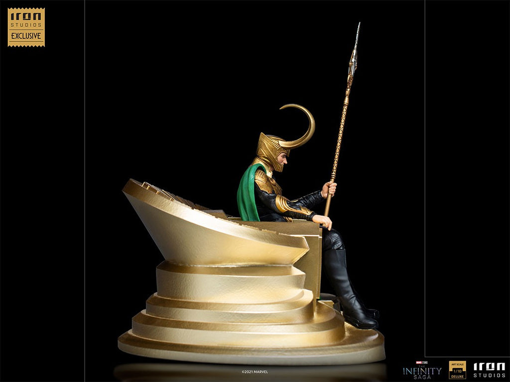 Estátua Loki Event Exclusive - The Infinity Saga  - Art Scale 1/10 - Iron Studios