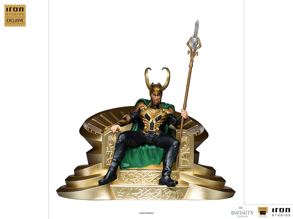 Estátua Loki Event Exclusive - The Infinity Saga  - Art Scale 1/10 - Iron Studios