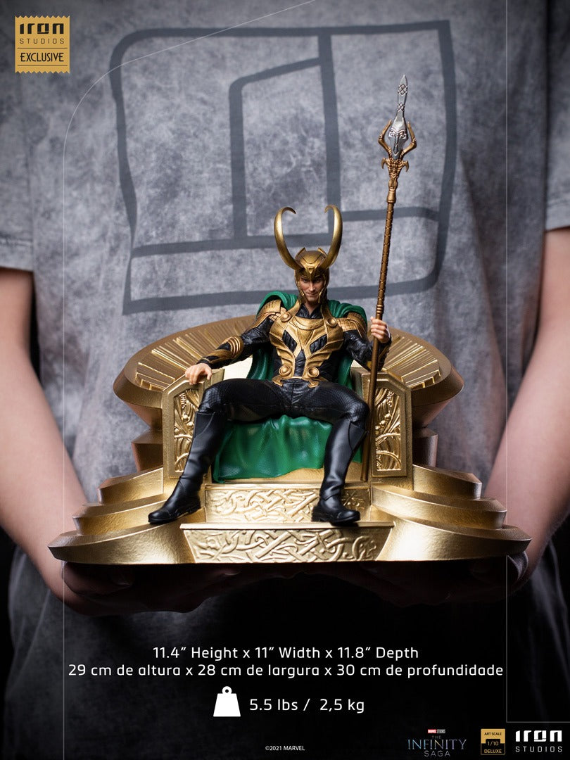 Estátua Loki Event Exclusive - The Infinity Saga  - Art Scale 1/10 - Iron Studios