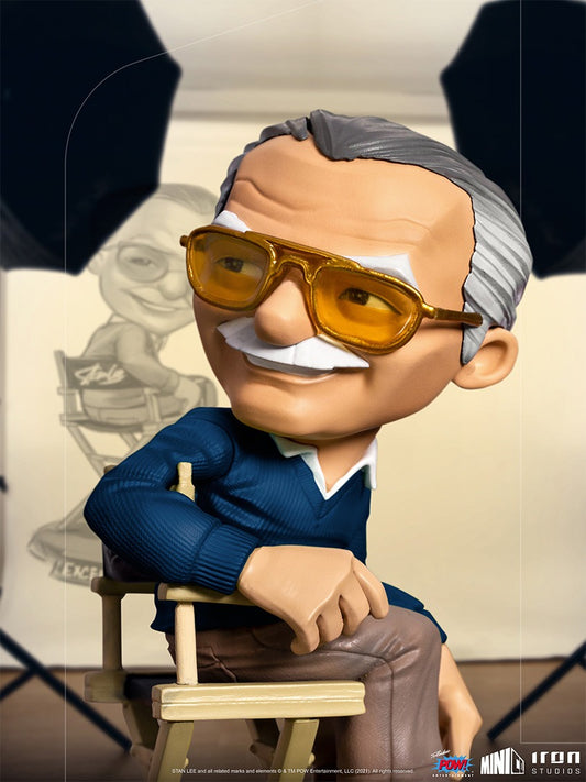 Estátua Stan Lee - Pow! Studios - MiniCo - Iron Studios