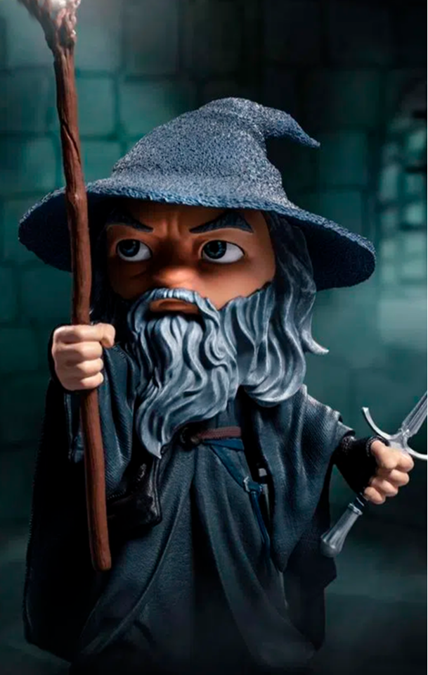 Estátua Gandalf - Lord of the Rings - MiniCo - Iron Studios
