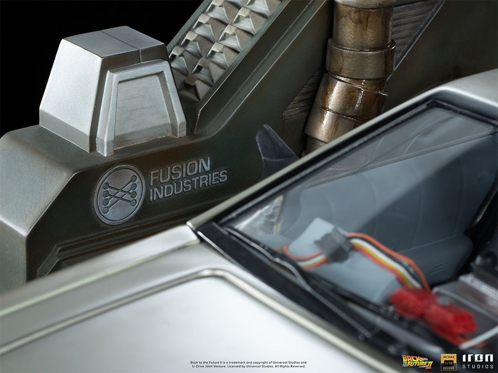 Estátua Delorean Full Set - De Volta para o Futuro II - Art Scale 1/10 - Iron Studios
