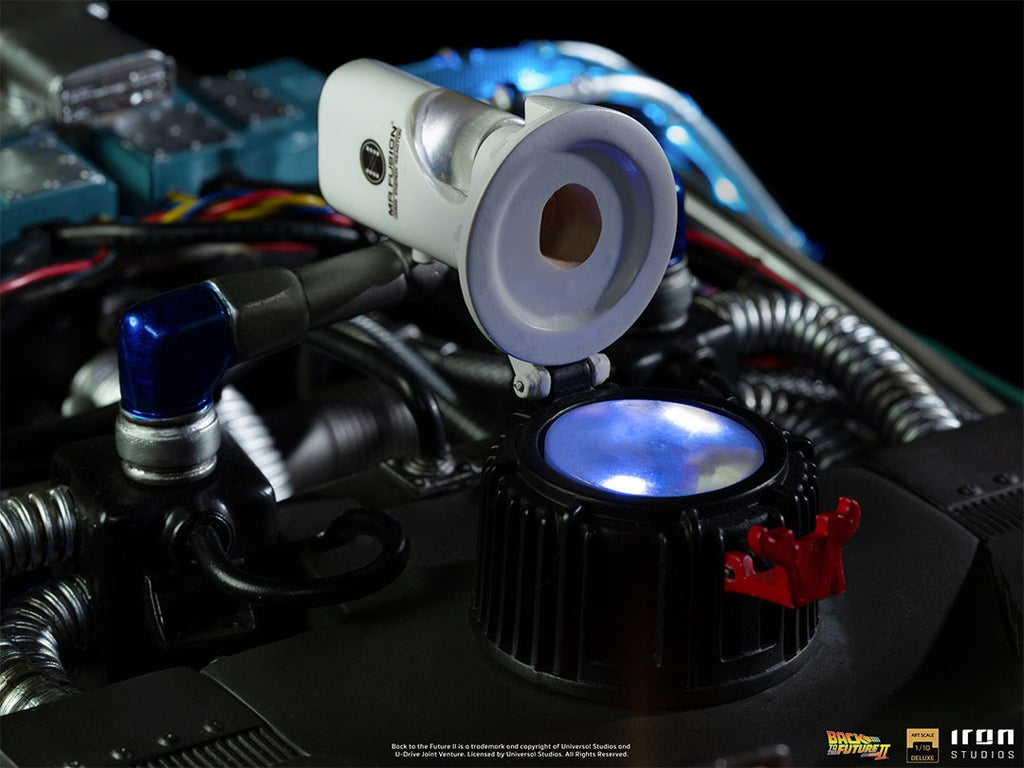 Estátua Delorean Full Set - De Volta para o Futuro II - Art Scale 1/10 - Iron Studios