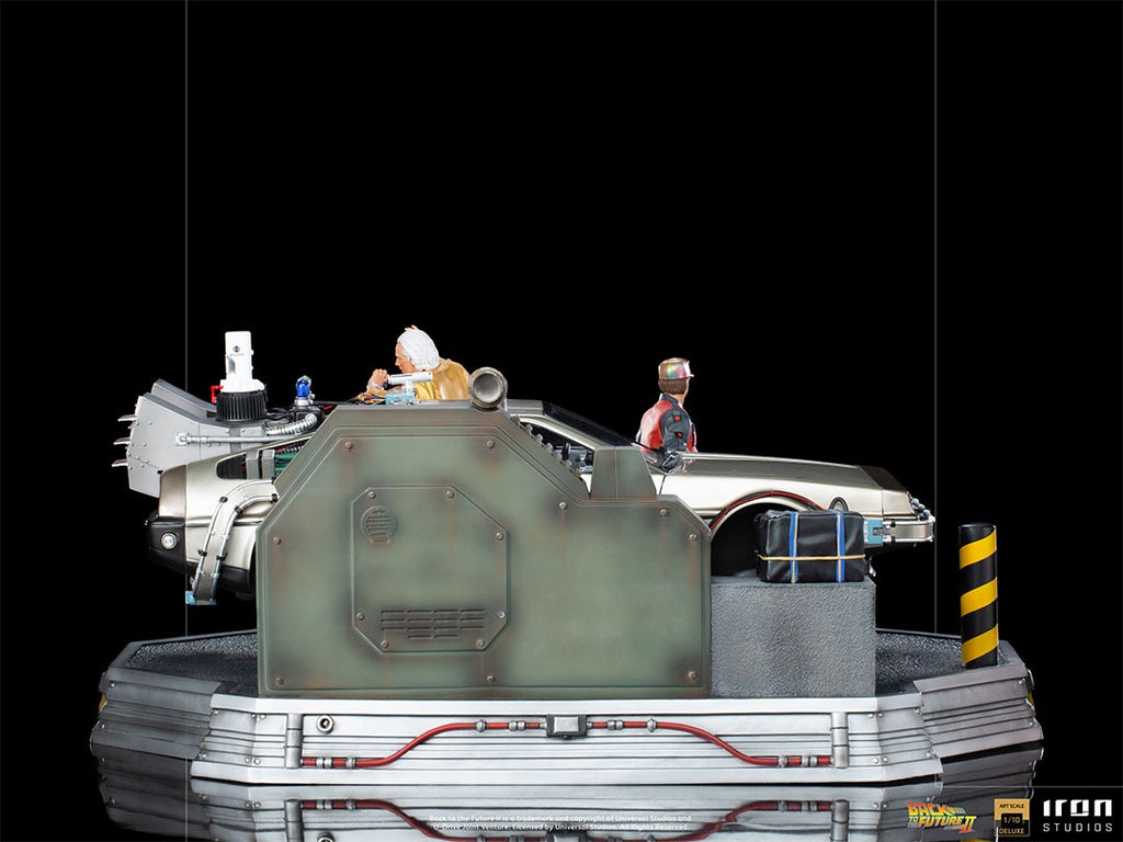 Estátua Delorean Full Set - De Volta para o Futuro II - Art Scale 1/10 - Iron Studios